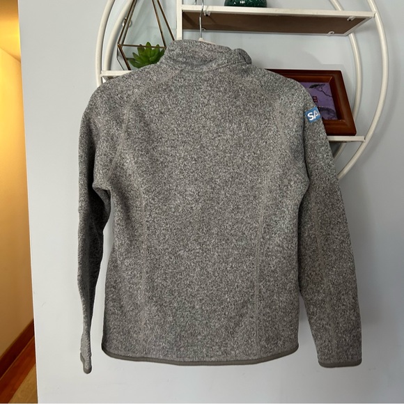Patagonia Women's Small S Gray Grey Better Sweatet 1/4 Zip SAP - Picture 2 of 5